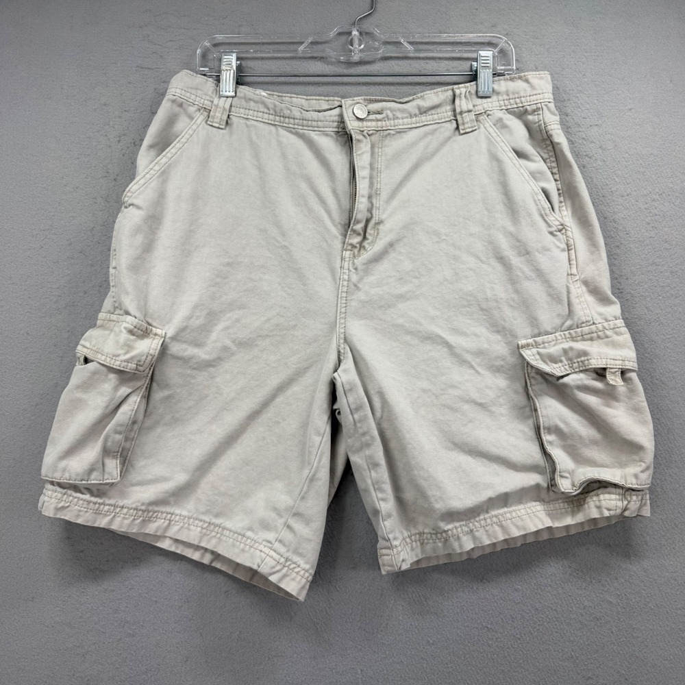 PacSun‎ Skate Short Mens 30 Beige Tan Paratrooper Canvas Cargo Relaxed Utility